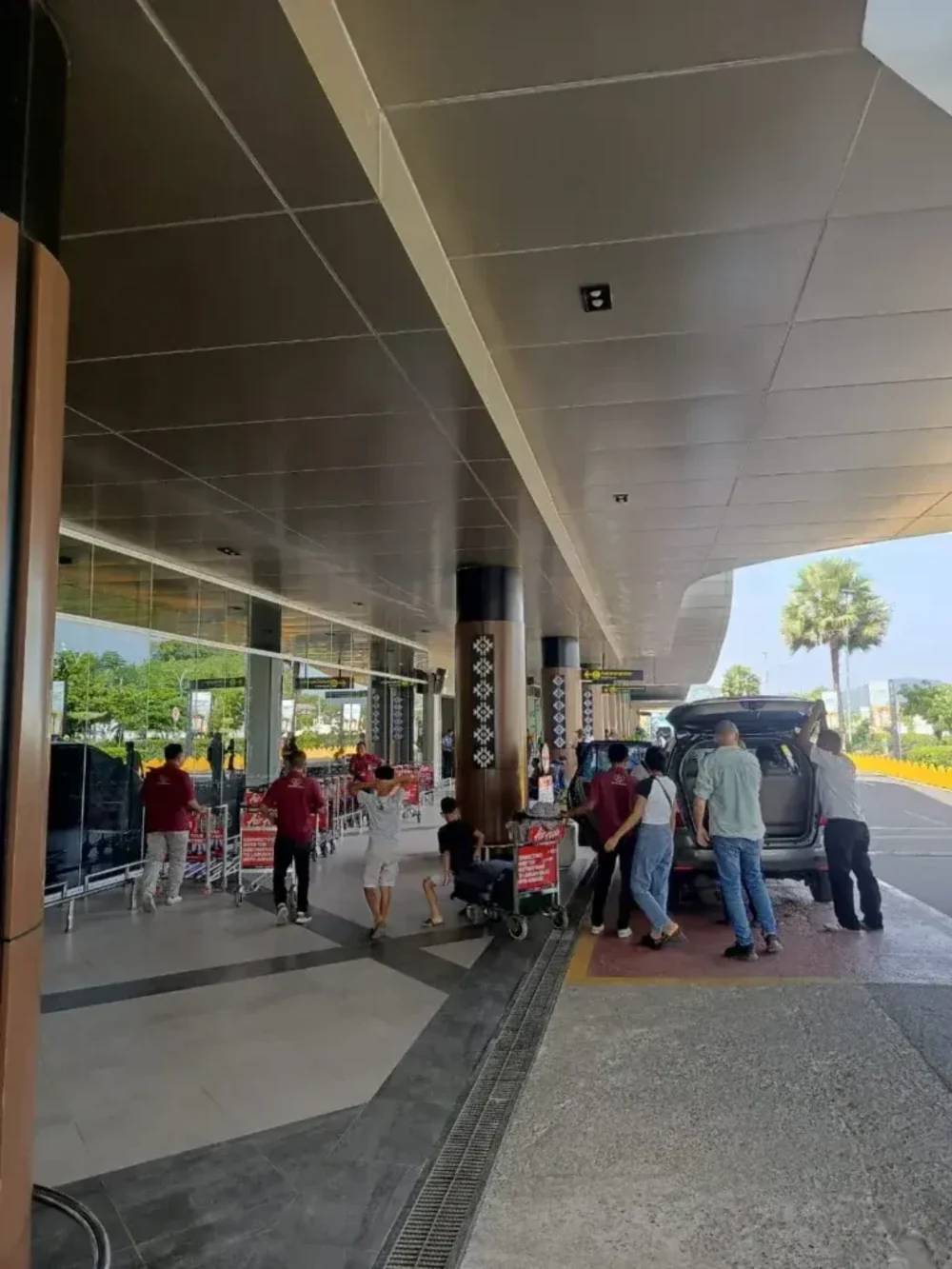 Arrivals hall at Komodo International Airport in Labuan Bajo